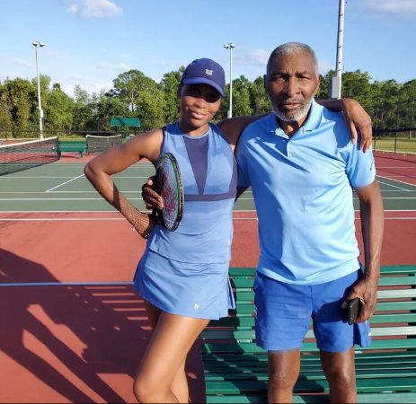 Richard Williams and Venus Williams. 
